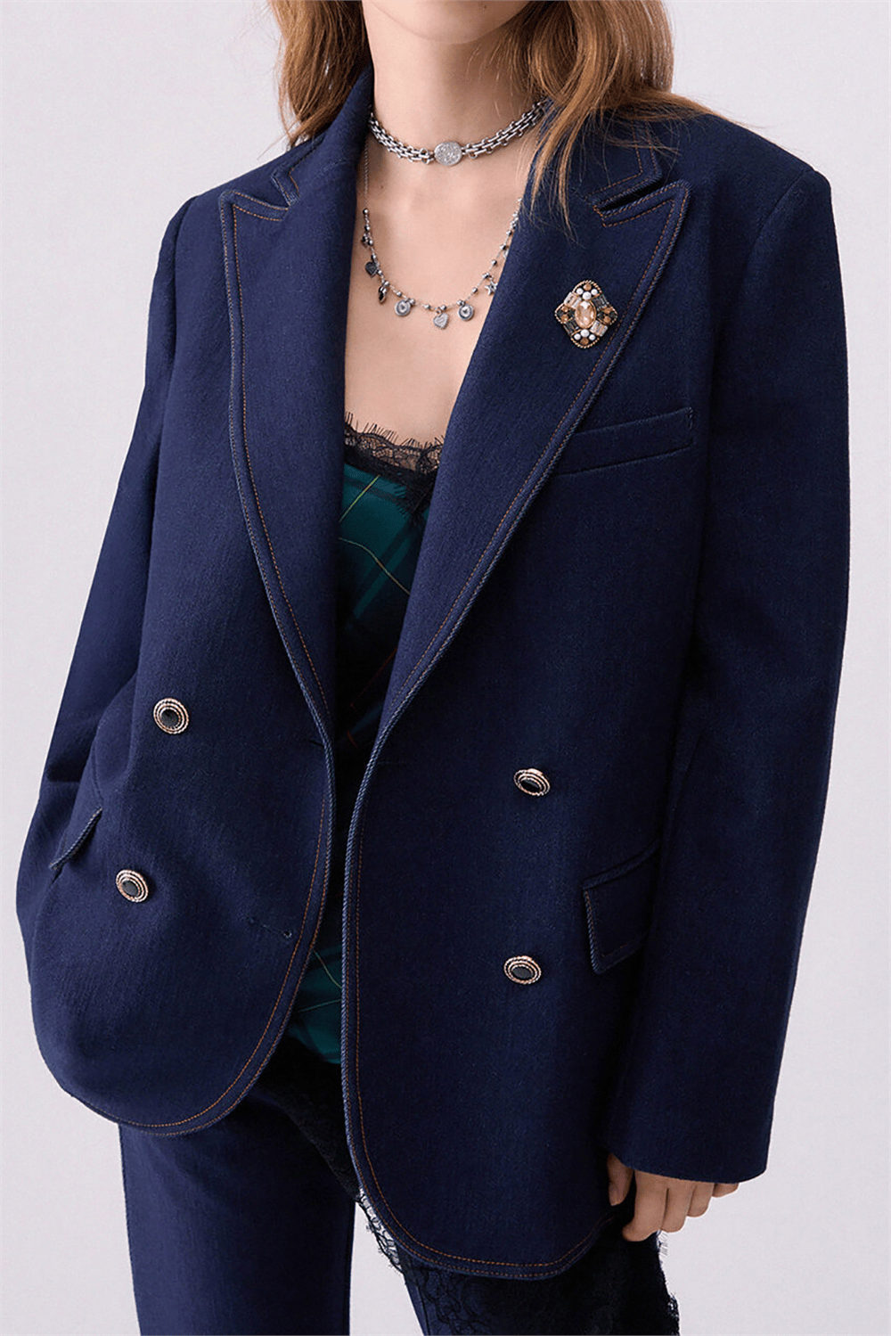 Liu Jo Giacca Denim Dandy Kadın Kot Mont Çok Renkli