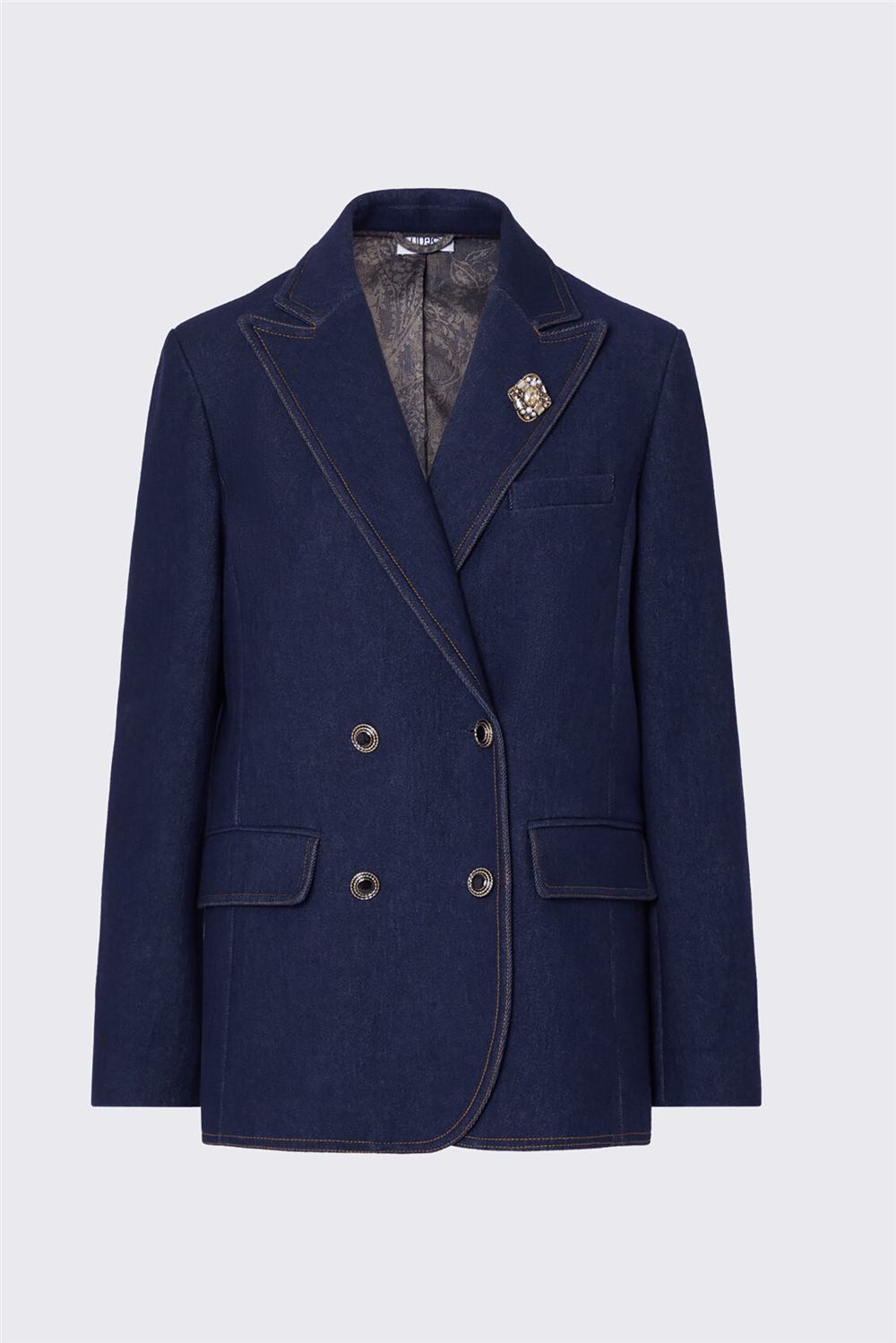 Liu Jo Giacca Denim Dandy Kadın Kot Mont Çok Renkli