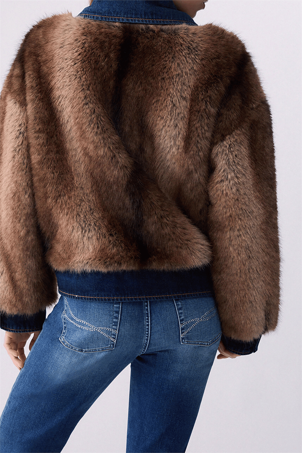 Liu Jo Giubbino Denim Soft Kadın Kot Mont