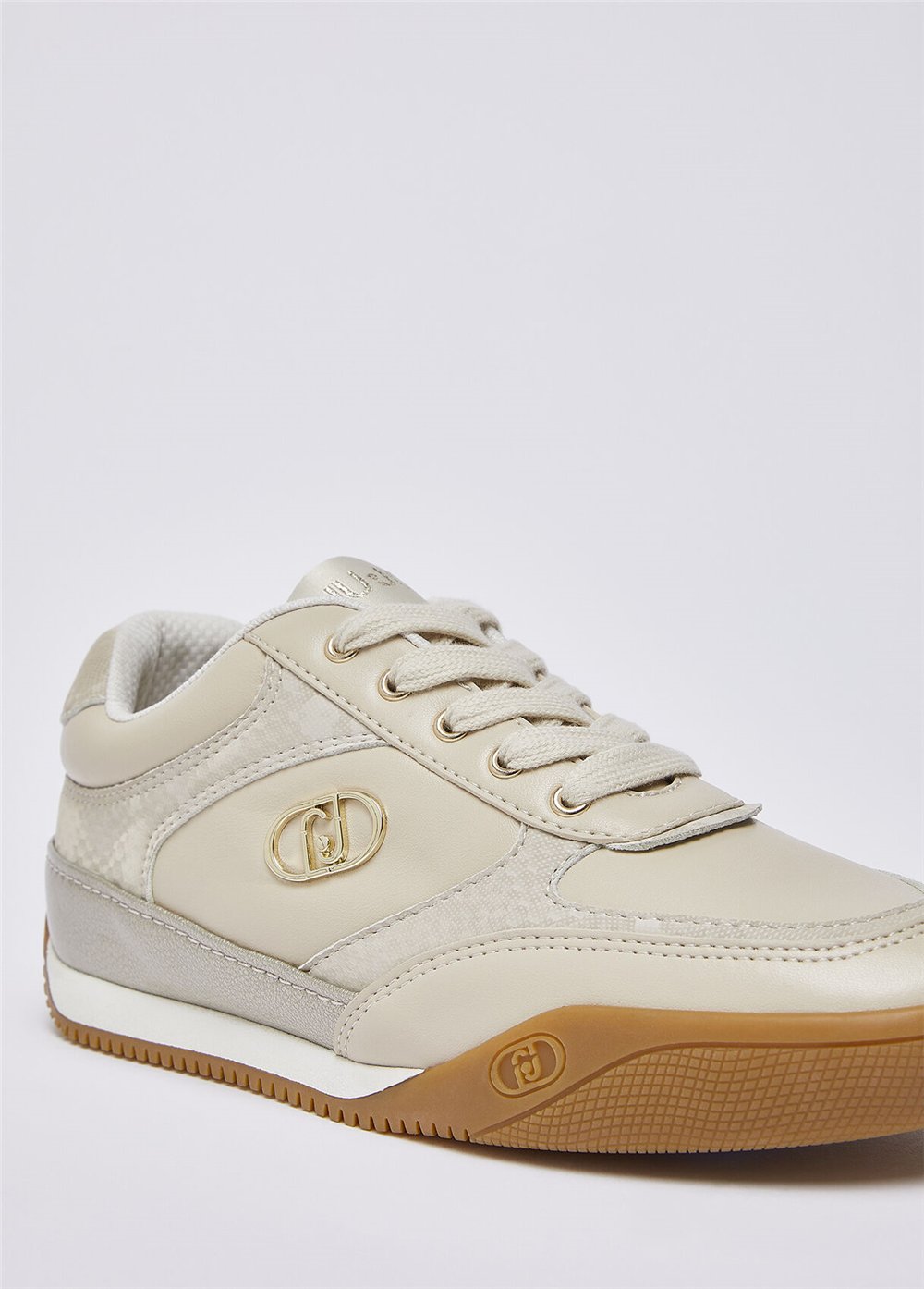 Liu Jo Lewis 01 - Sneaker Calf Leather/Printed Black Kadın Sneaker Çok Renkli
