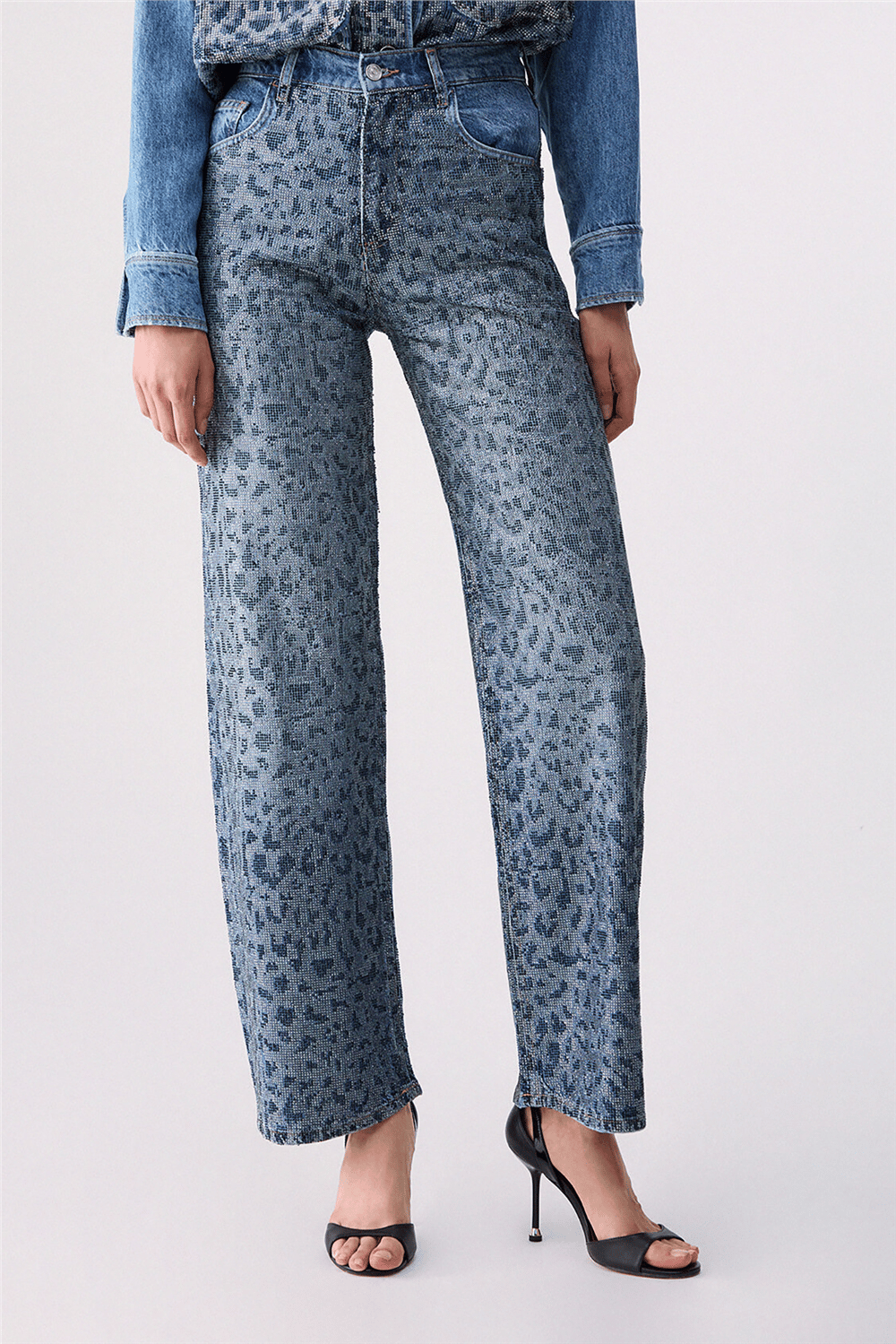 Liu Jo Pant.Straight Stylis Kadın Jean Pantolon