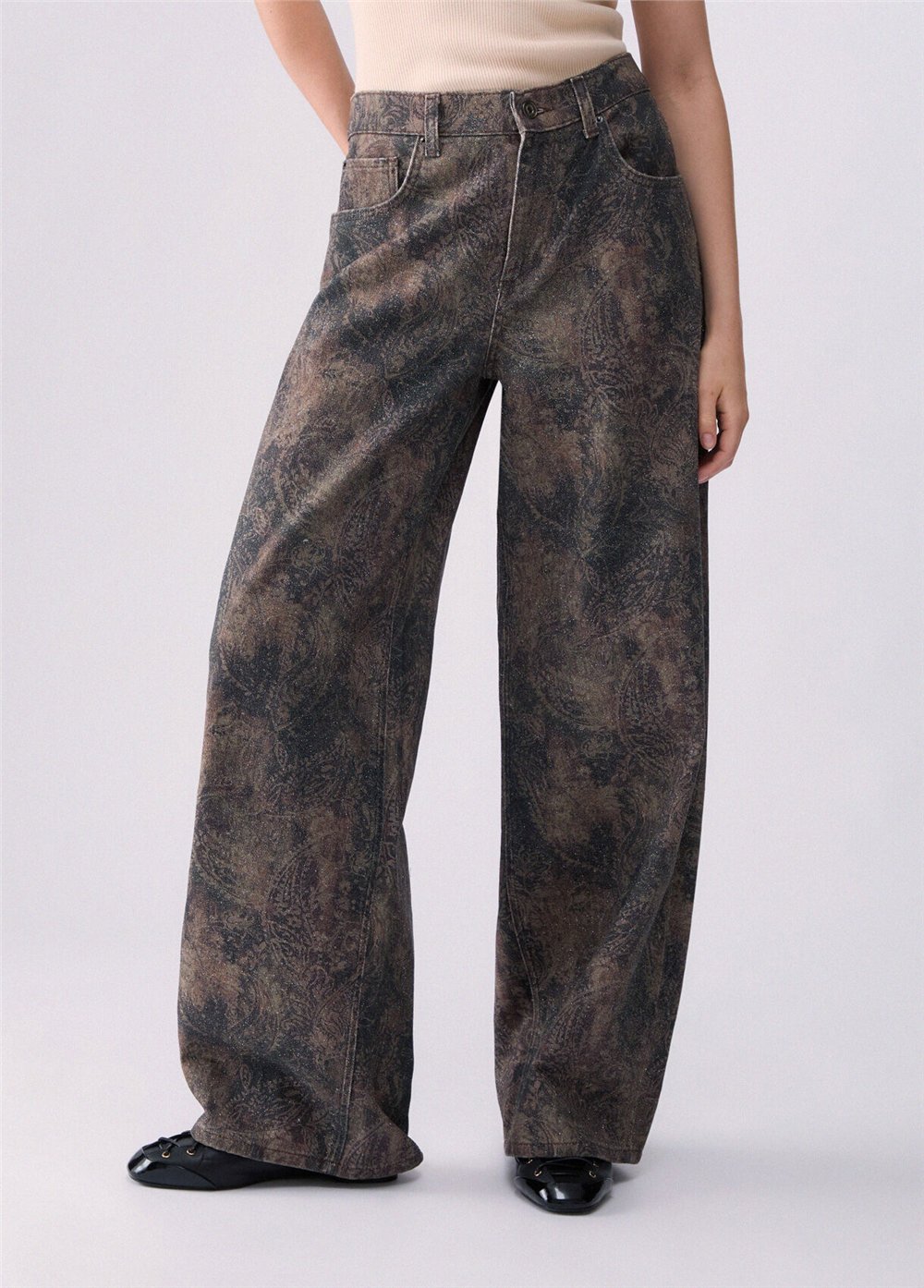 Liu Jo Pant. Balloon Print Kadın Pantolon