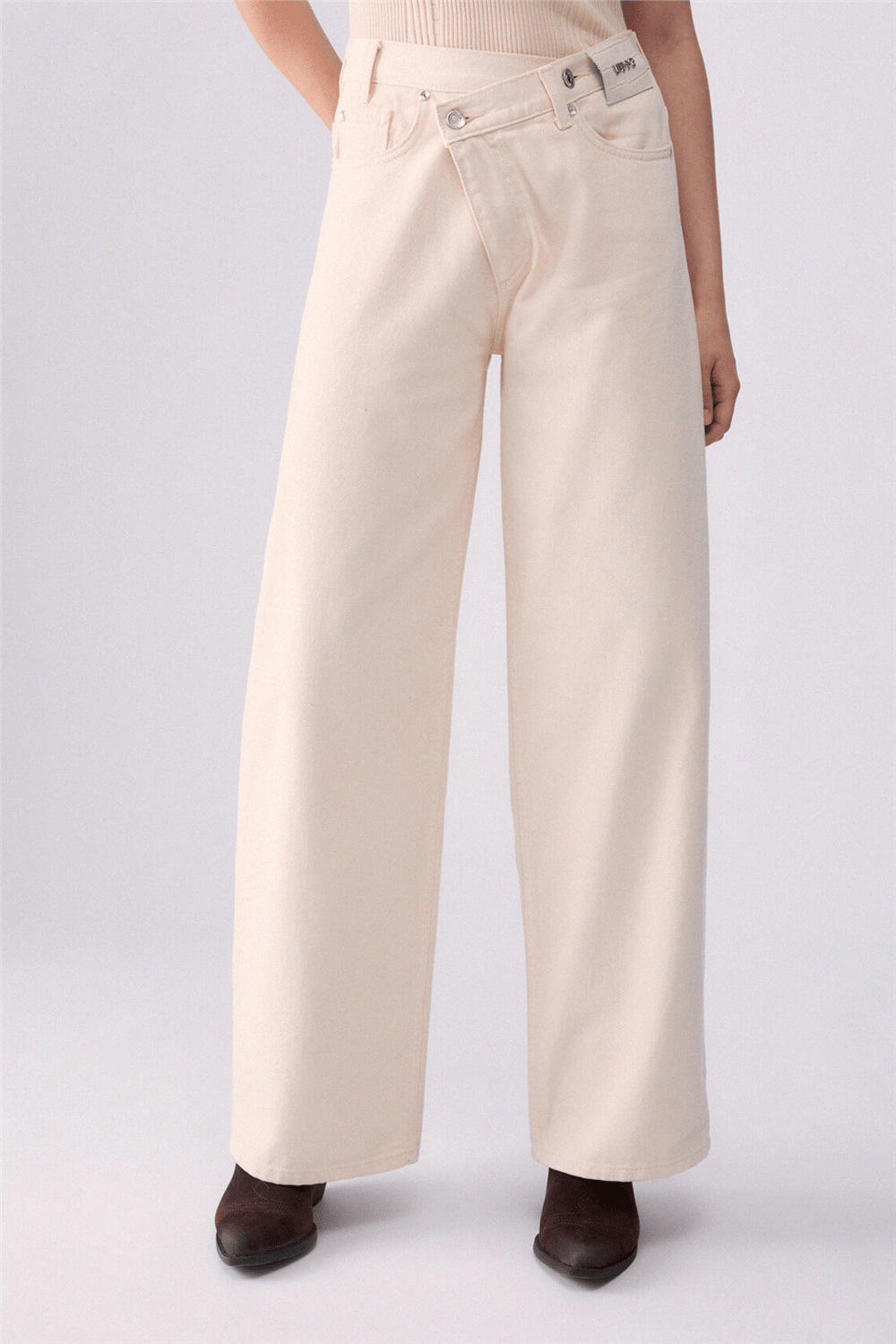 Liu Jo Pant.Straight Awry R Kadın Pantolon
