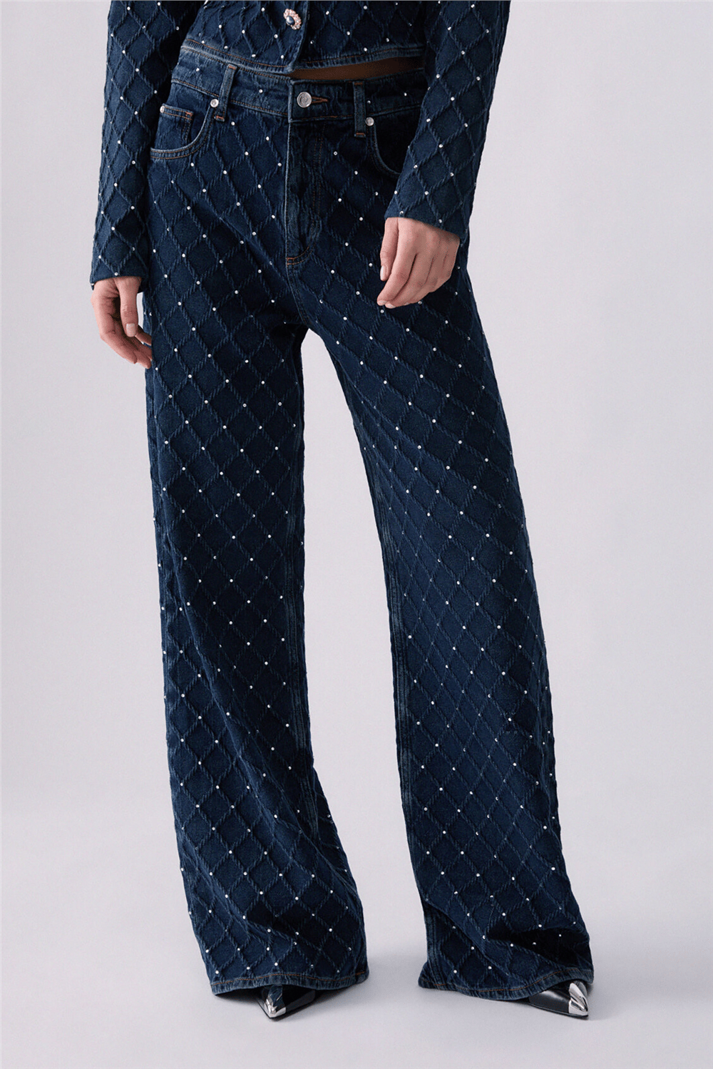 Liu Jo Pant.Straight Matela Kadın Jean Pantolon