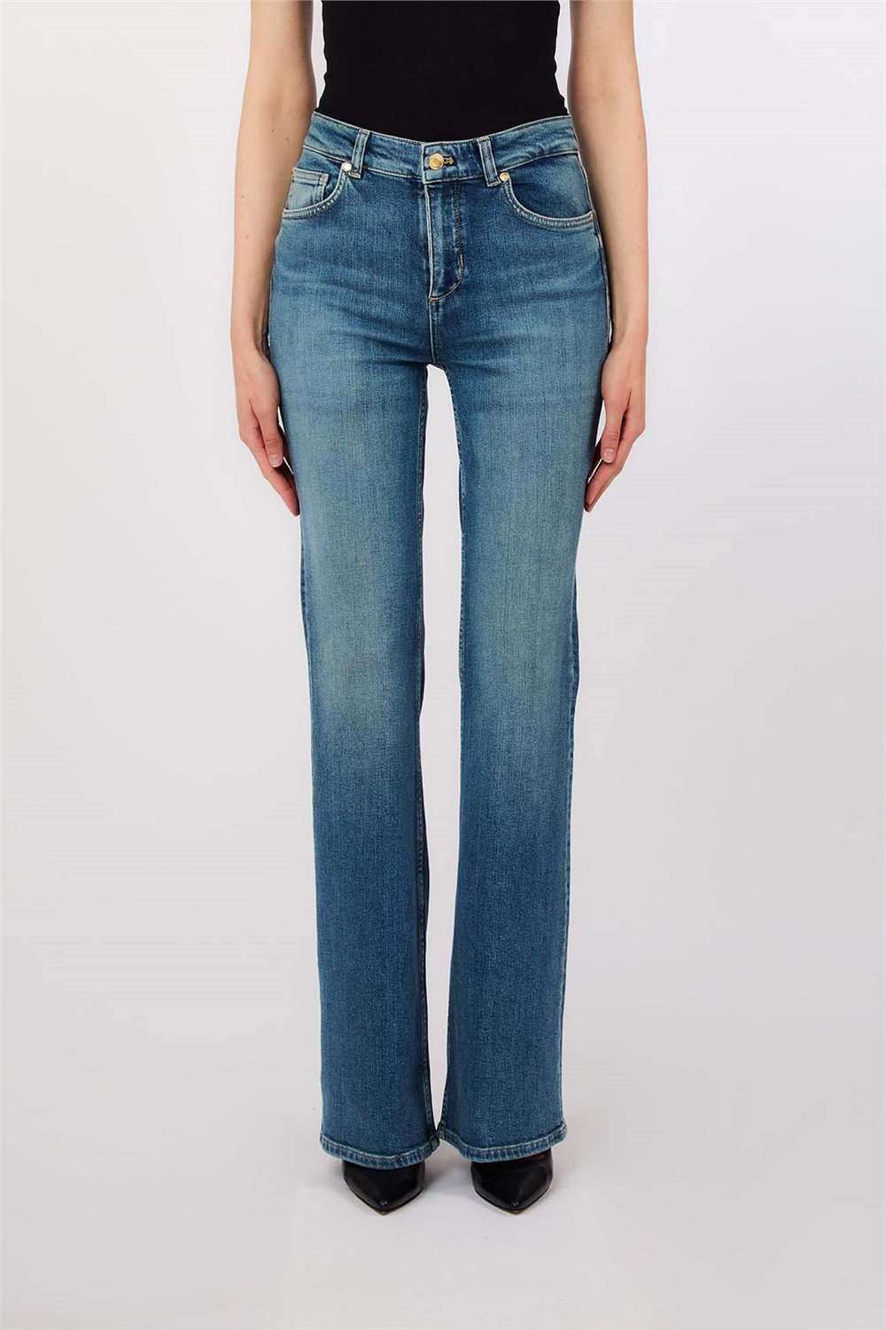 Liu Jo Pant.Magic Boot Cut H.W. Kadın Jean Pantolon