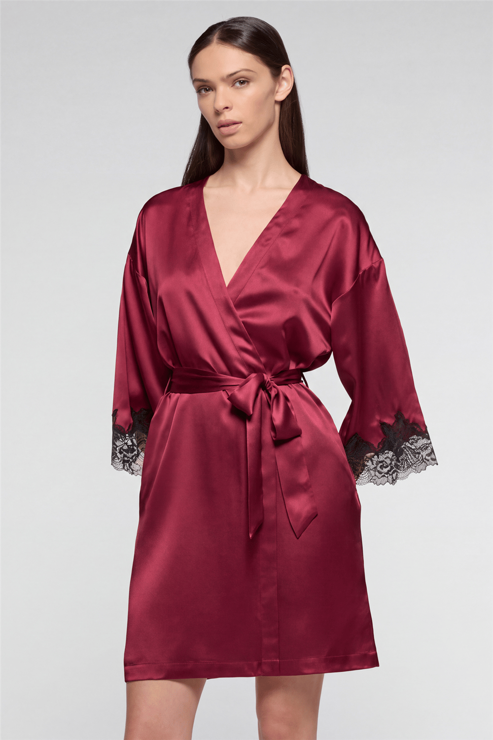 Luna di Seta Lace Seduction Kimono Kadın Kimono