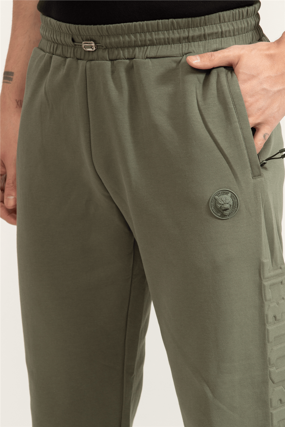 Plein Sport Embossed Jogging Pants Erkek Jogger Pantolon