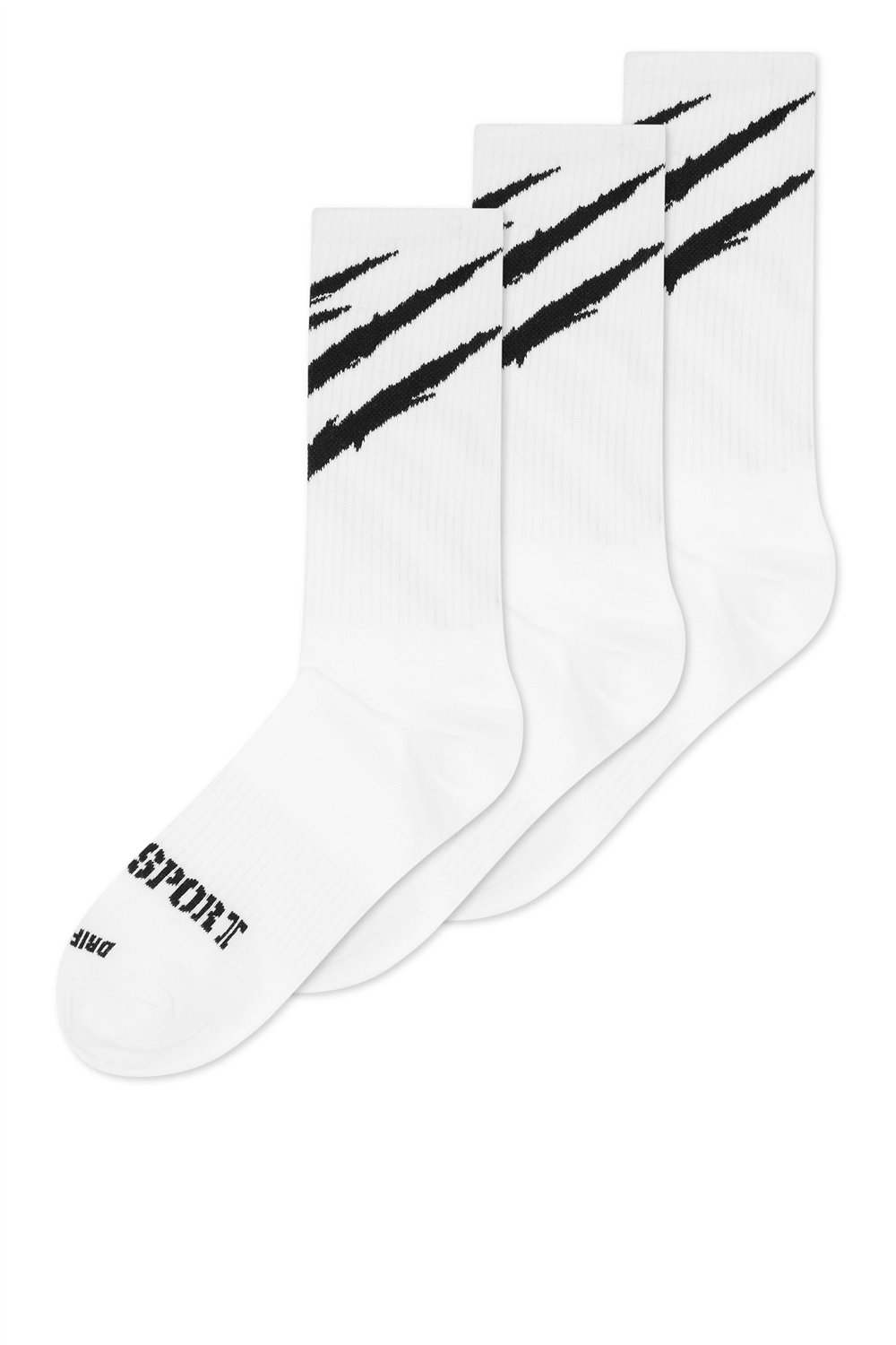 Plein Sport Socks Tri-Pack Scratch Unisex 3lü Çorap