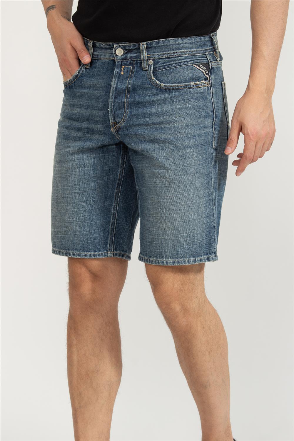 Replay Grover Short Straight Erkek Bermuda Şort