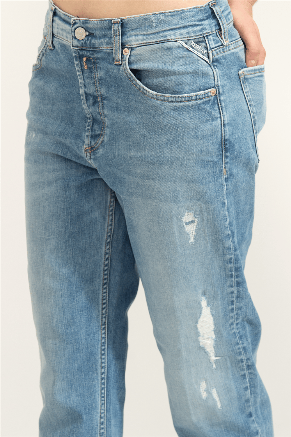 Replay Maijke Straight Straight High Waist Kadın Jean Pantolon