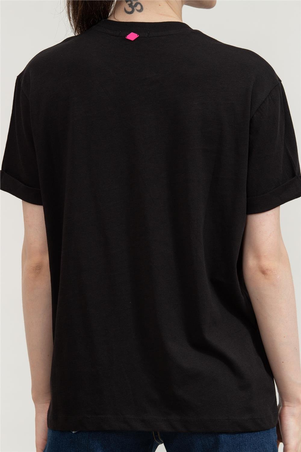 Replay Over Kadın Bisiklet Yaka T-Shirt
