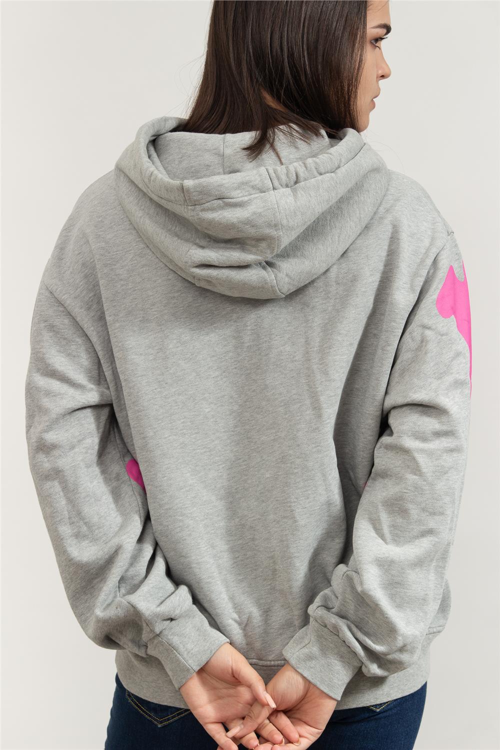 Replay Over Kadın Kapüşonlu Sweatshirt
