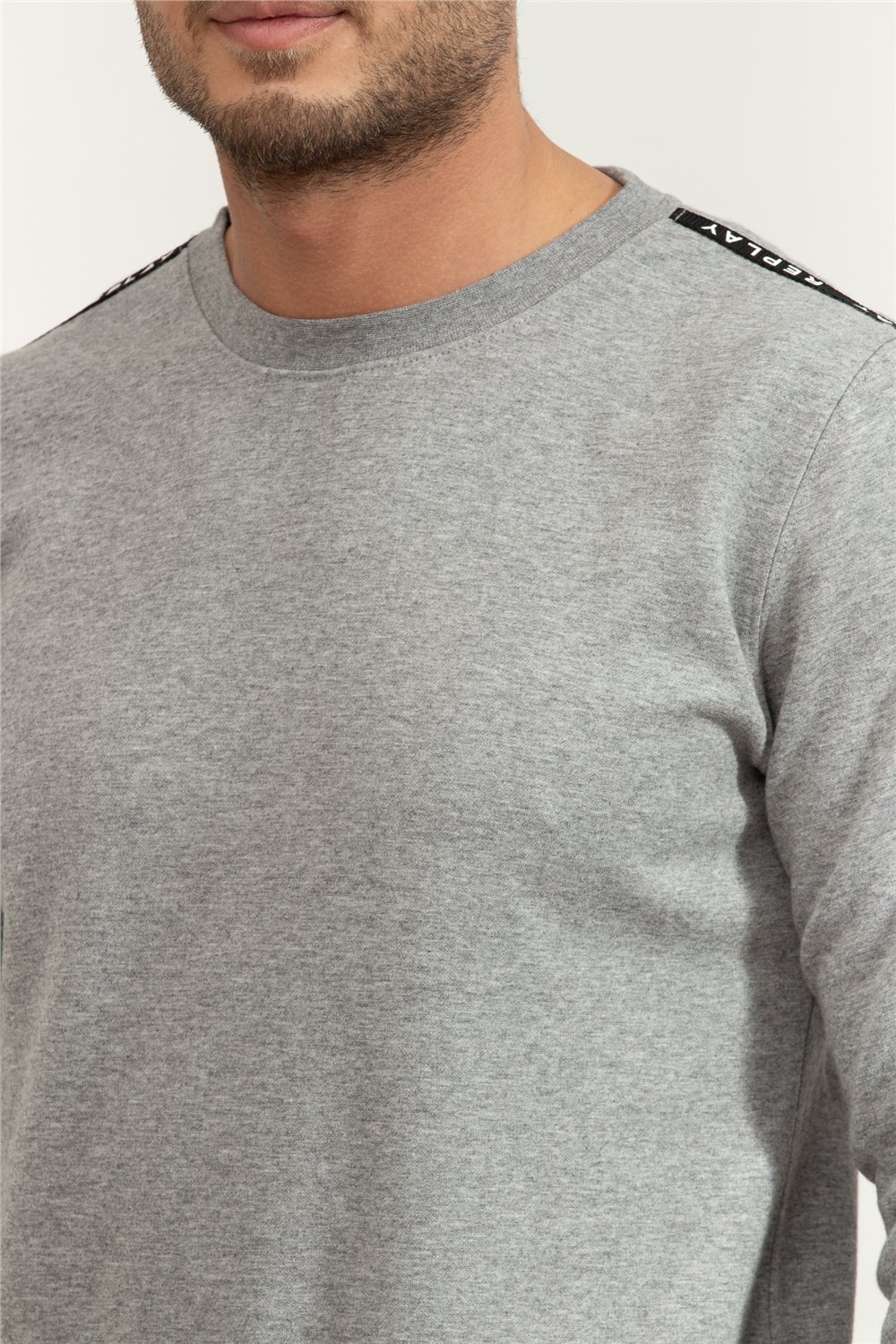 Replay Regular Erkek Bisiklet Yaka Sweatshirt