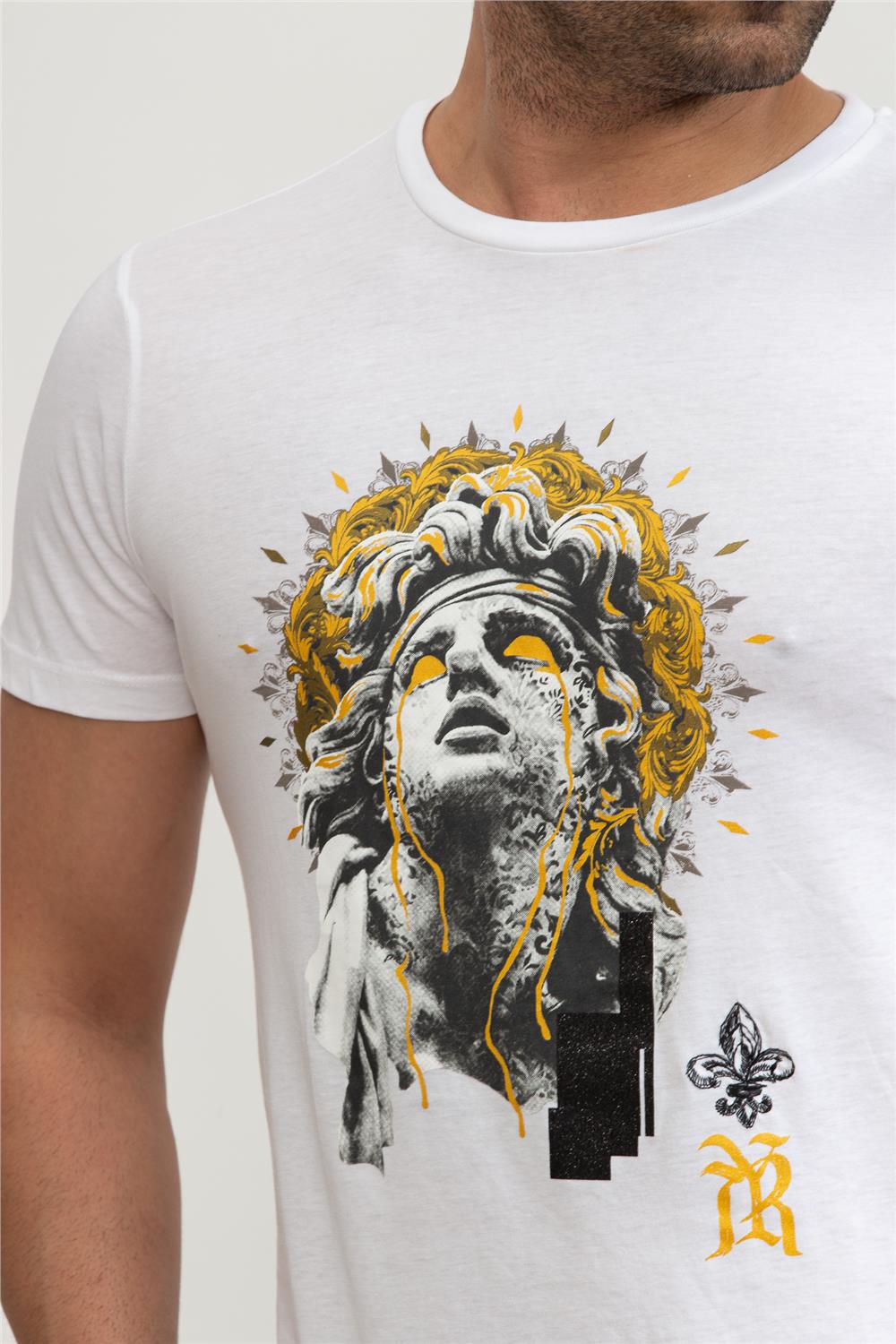 Replay Regular Erkek Bisiklet Yaka T-Shirt