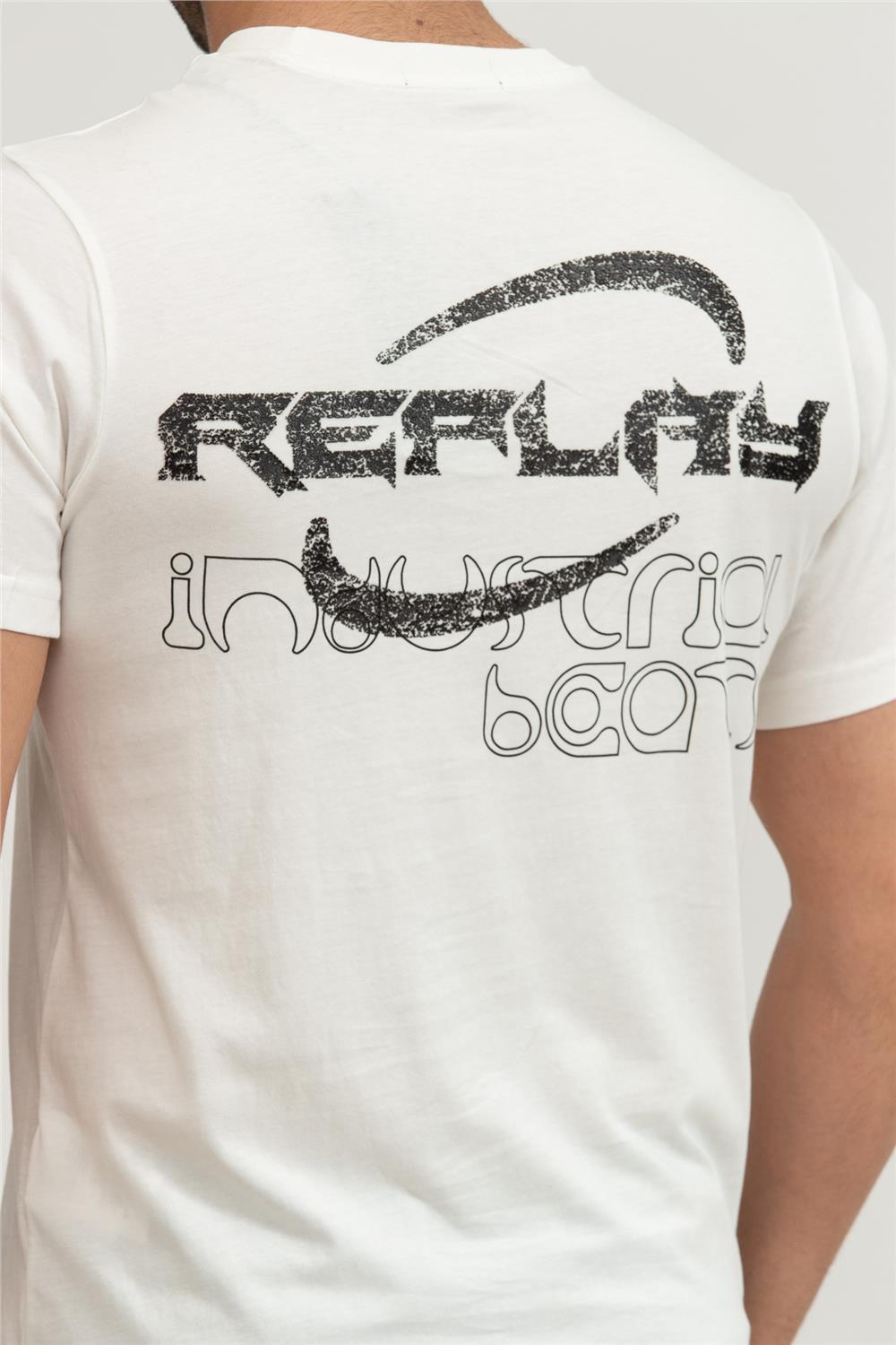 Replay Regular Erkek Bisiklet Yaka T-Shirt