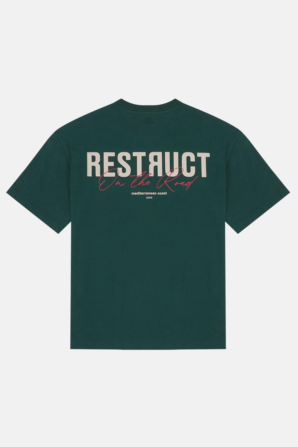 Restruct Erkek Bisiklet Yaka T-Shirt