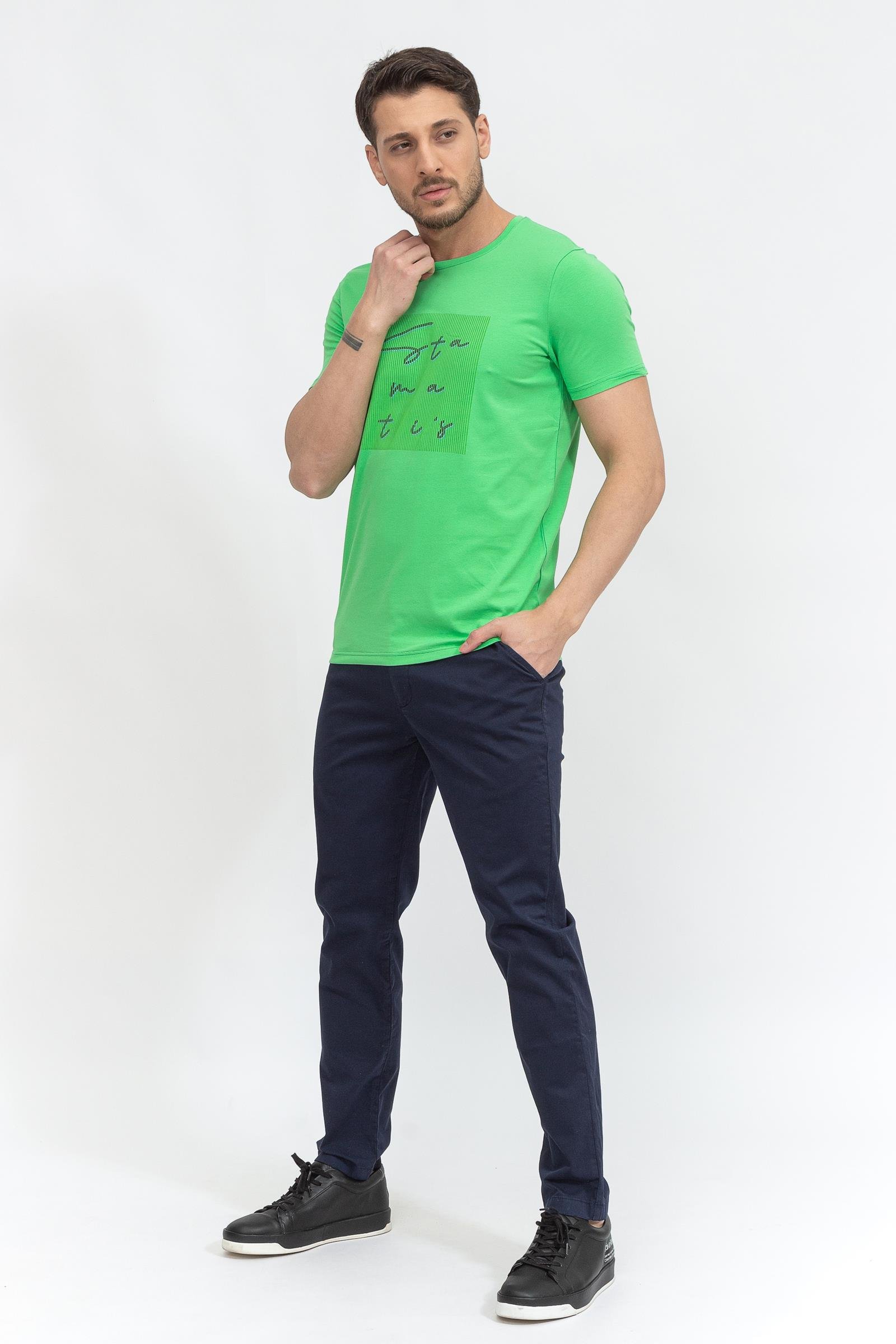 Stamati's Erkek Bisiklet Yaka T-Shirt