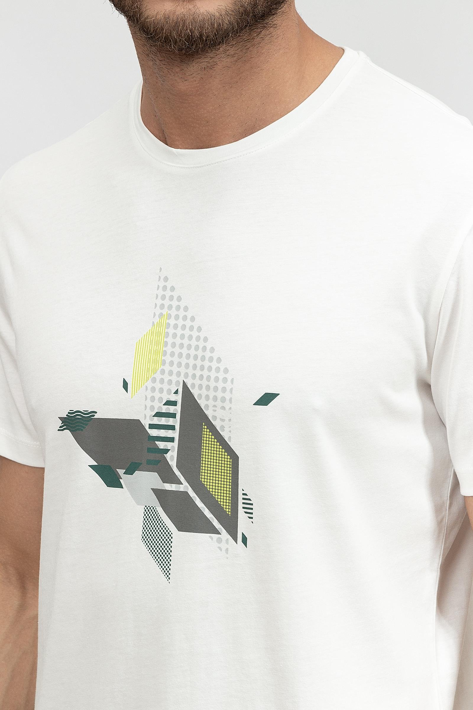 Stamati's Erkek Bisiklet Yaka T-Shirt