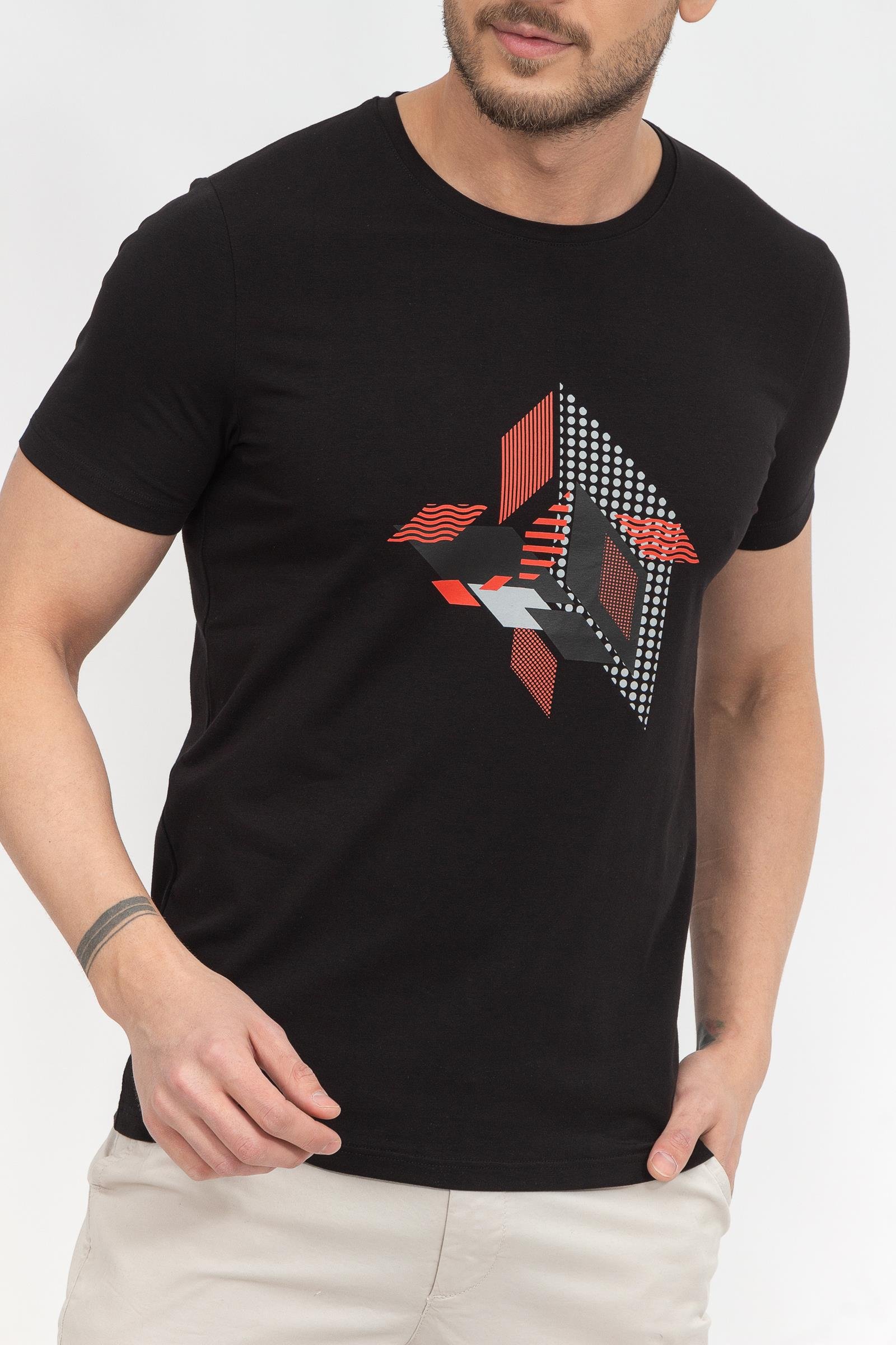 Stamati's Erkek Bisiklet Yaka T-Shirt