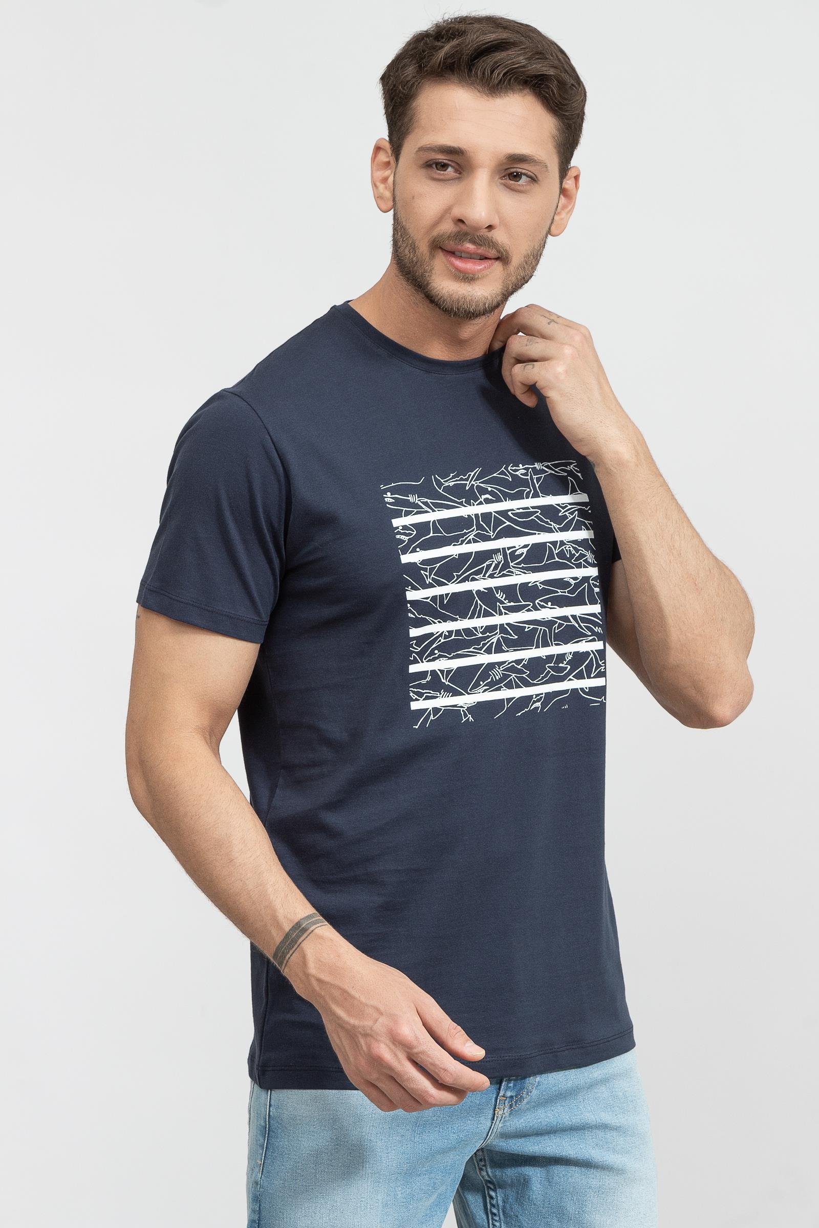 Stamati's Erkek Bisiklet Yaka T-Shirt