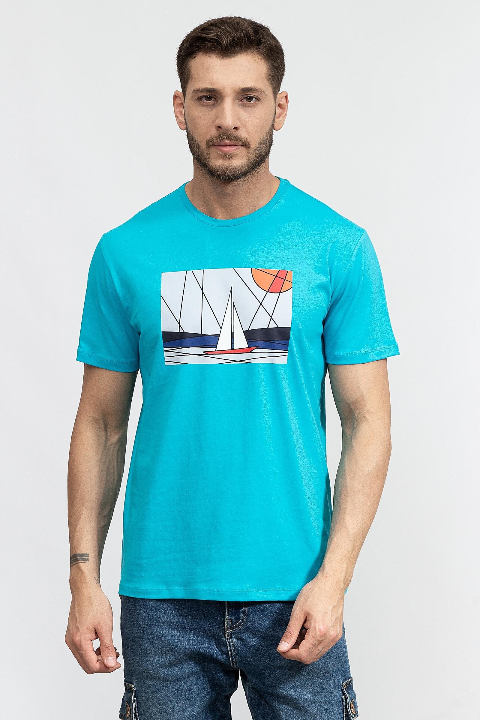 Stamati's Erkek Bisiklet Yaka T-Shirt