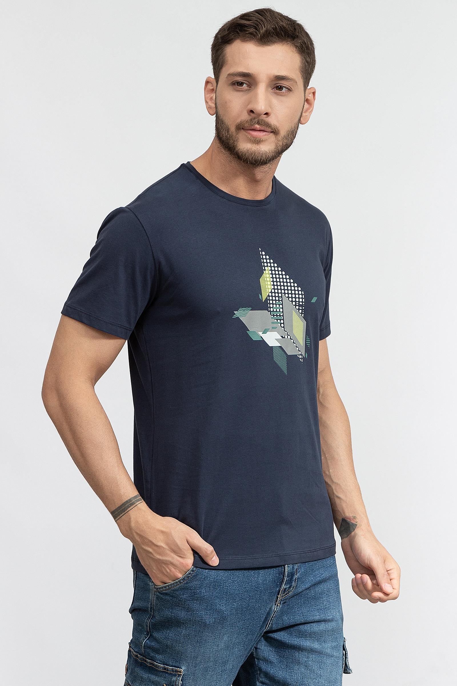 Stamati's Erkek Bisiklet Yaka T-Shirt