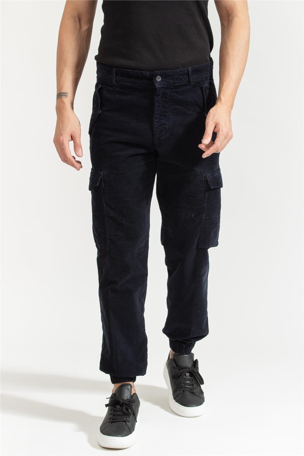 Tommy Hilfiger Cargo Corduroy Erkek Jogger Pantolon