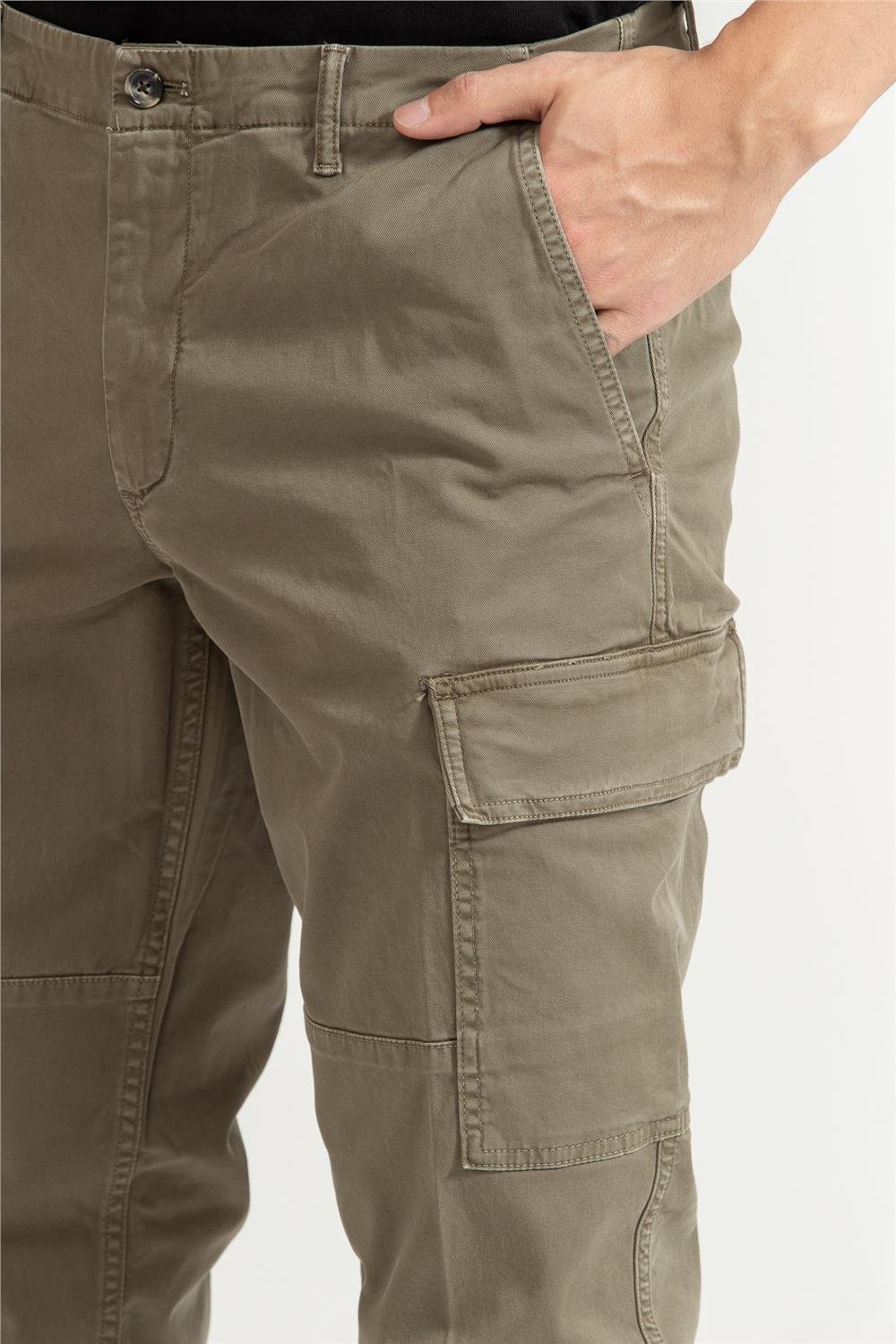 Tommy Hilfiger Chelsea Cargo Gabardine Gmd Erkek Chino Pantolon