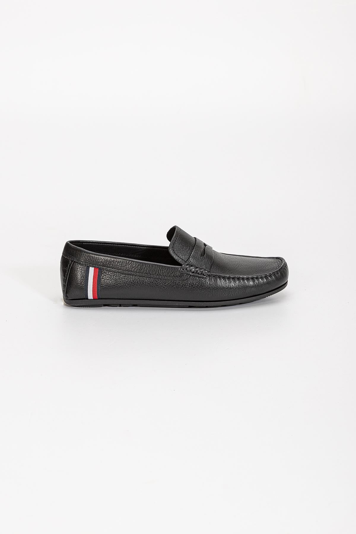 Tommy Hilfiger Classic Rwb Leather Driver Erkek Loafer Ayakkabı