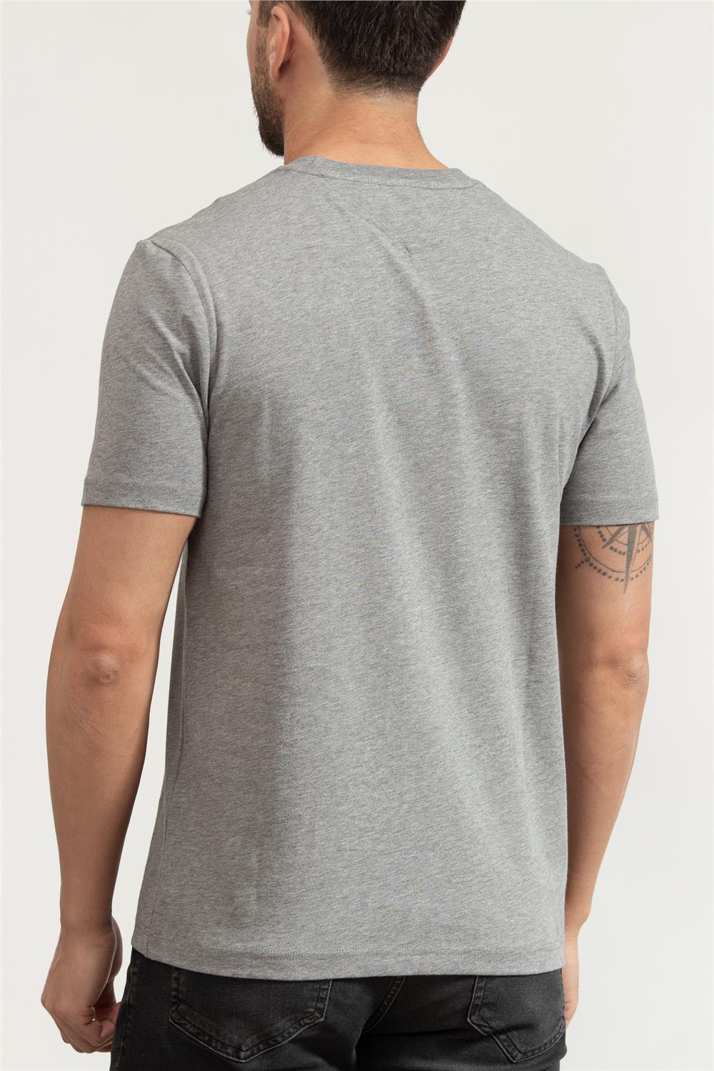 Tommy Hilfiger Erkek Bisiklet Yaka T-Shirt