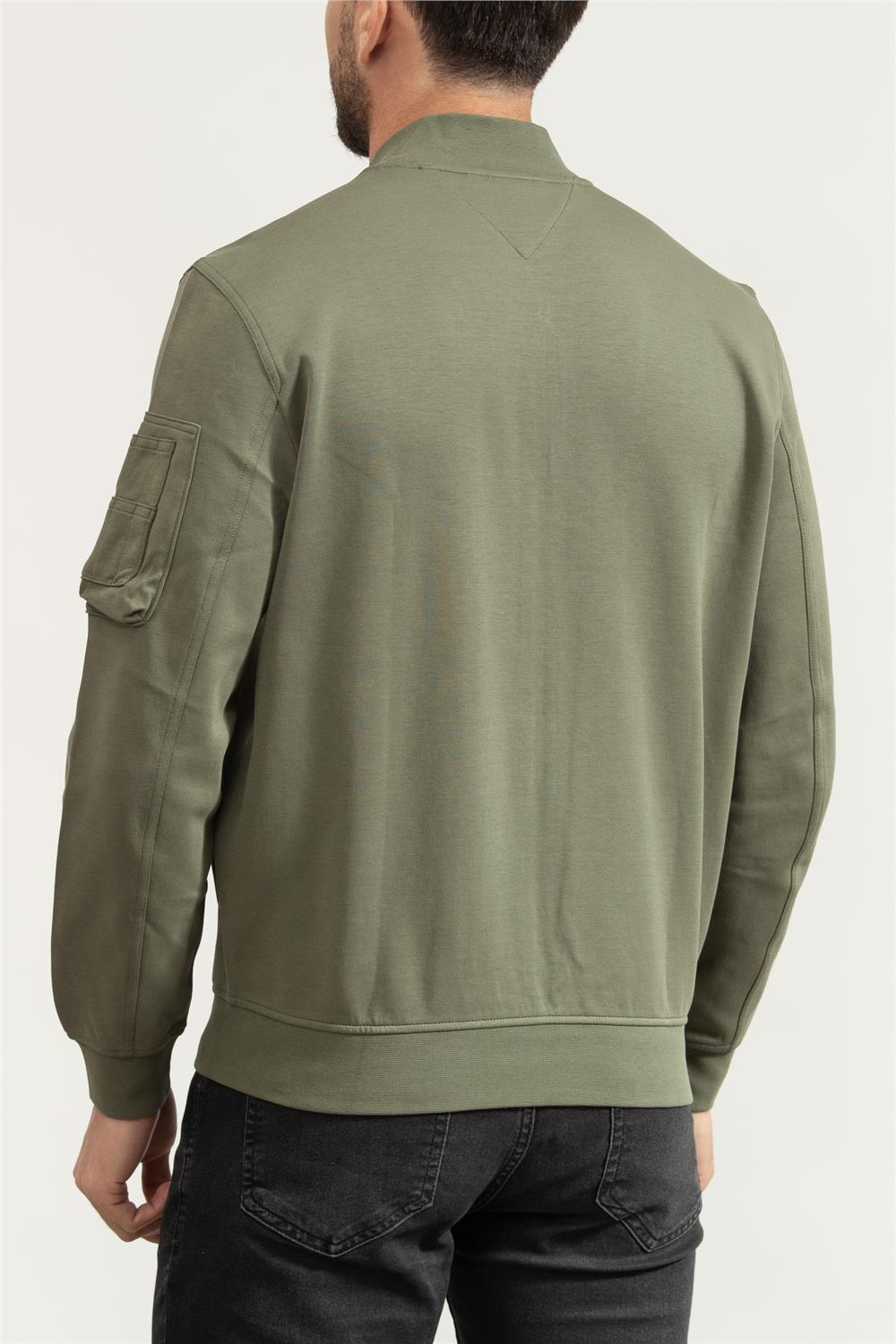 Tommy Hilfiger Erkek Fermuarlı Sweatshirt