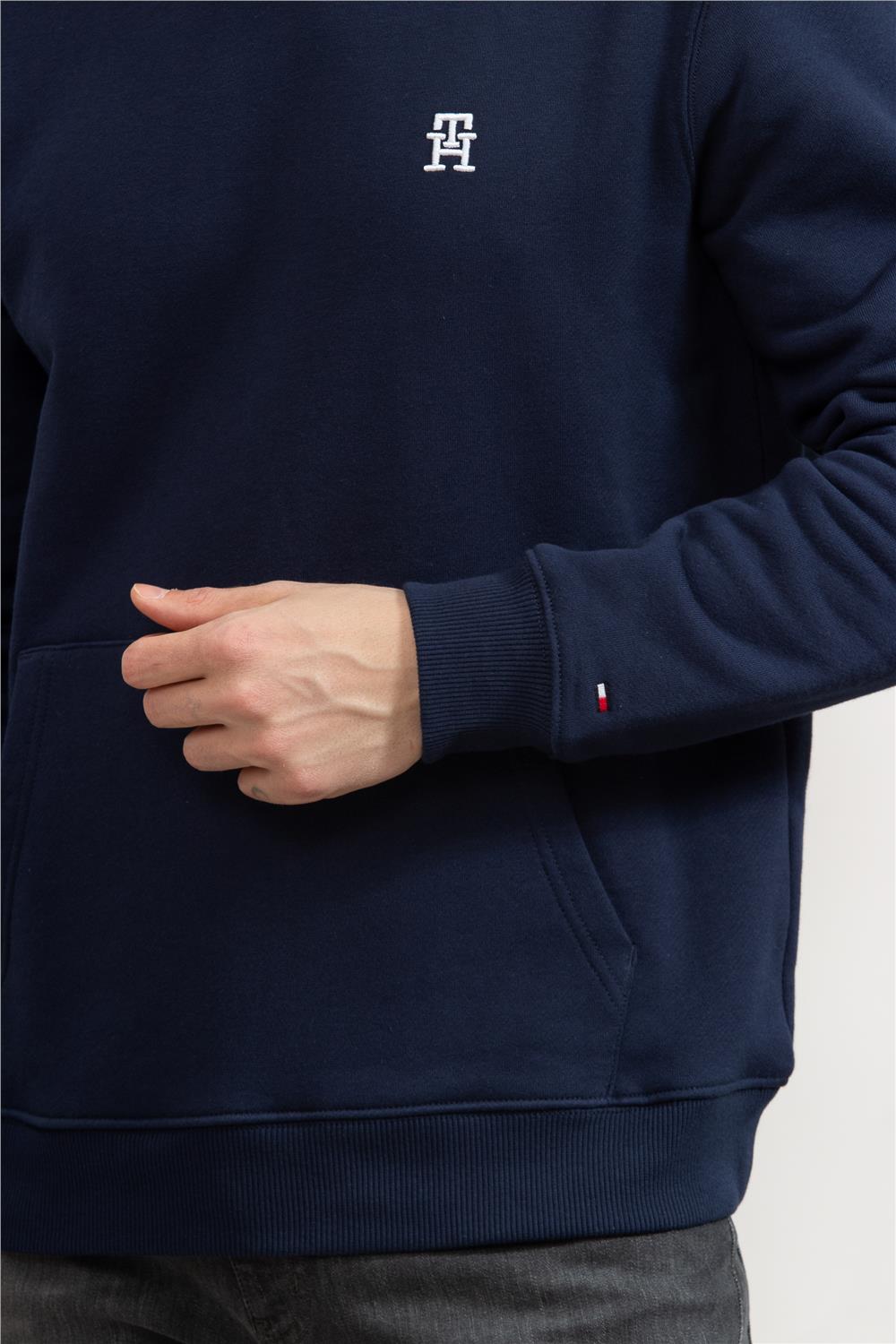 Tommy Hilfiger Erkek Kapüşonlu Sweatshirt