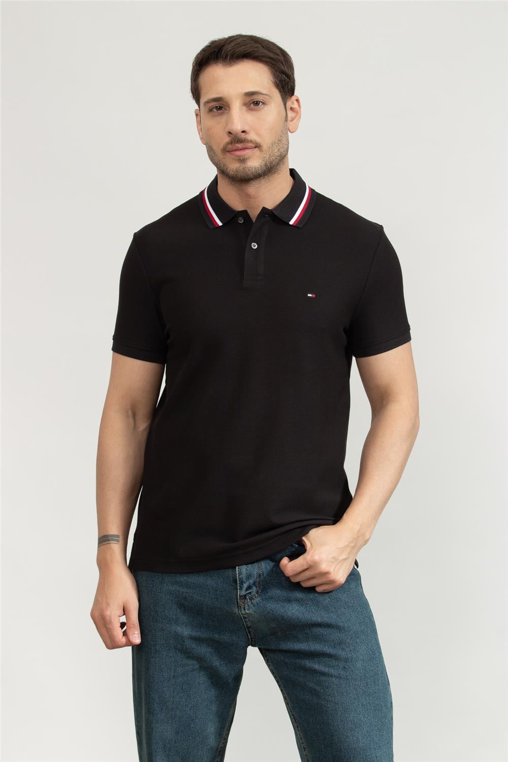 Tommy Hilfiger Erkek Polo Yaka T-Shirt