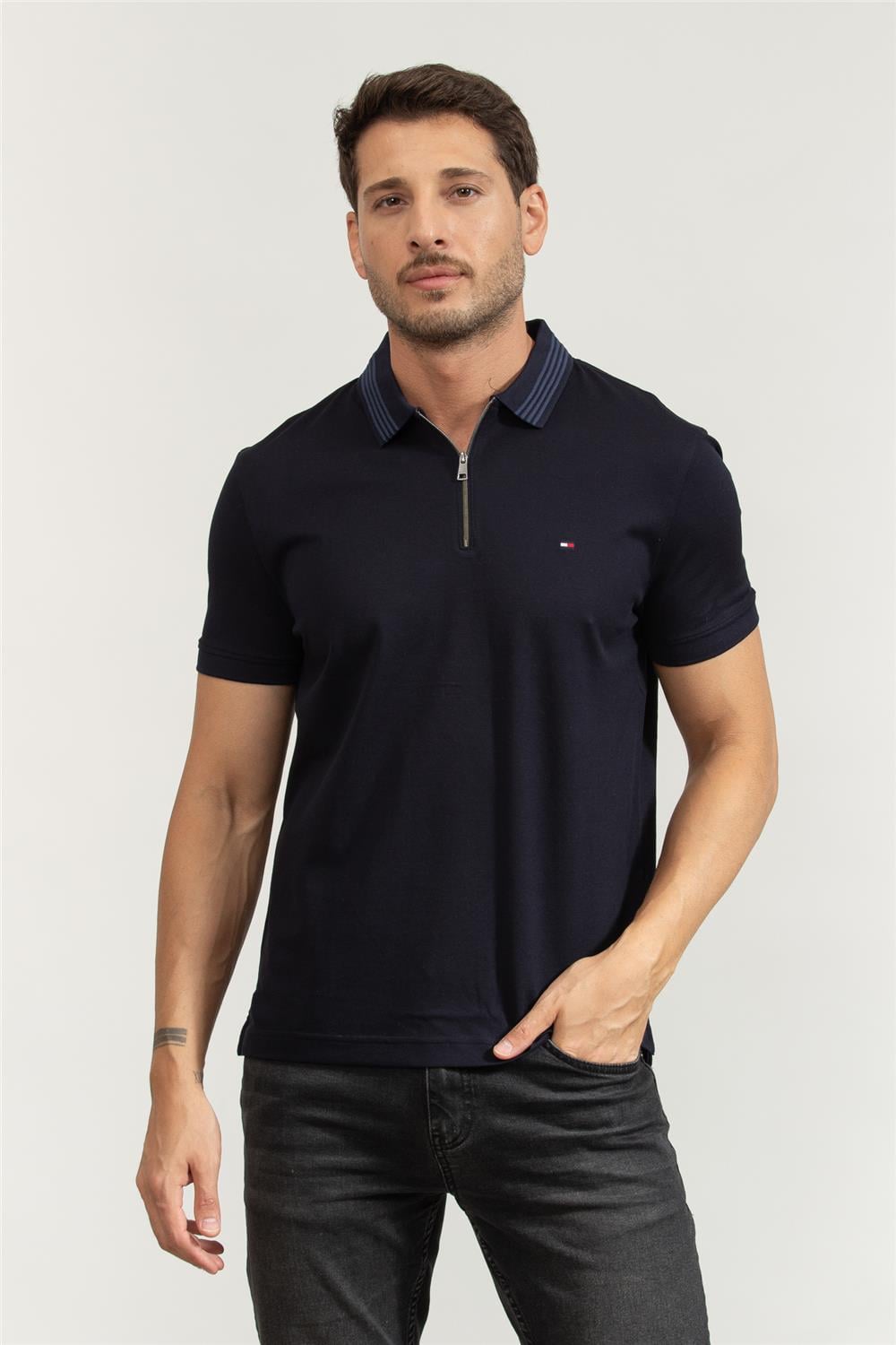 Tommy Hilfiger Erkek Polo Yaka T-Shirt