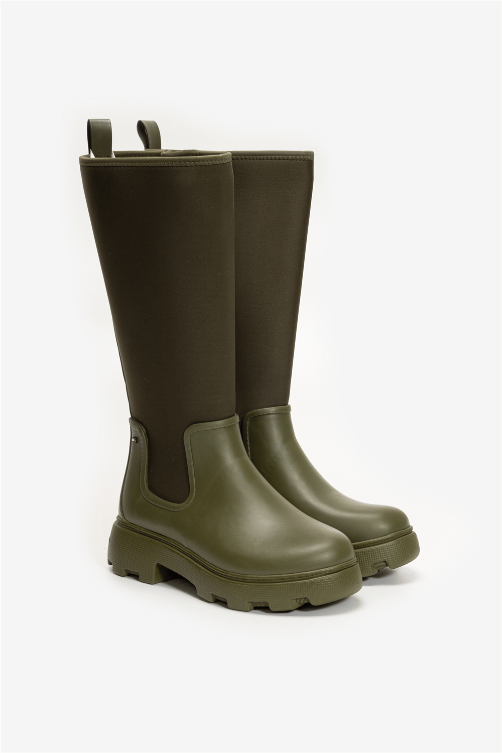 Tommy Hilfiger Flag Long Rainboot Warm Lining Kadın Bot