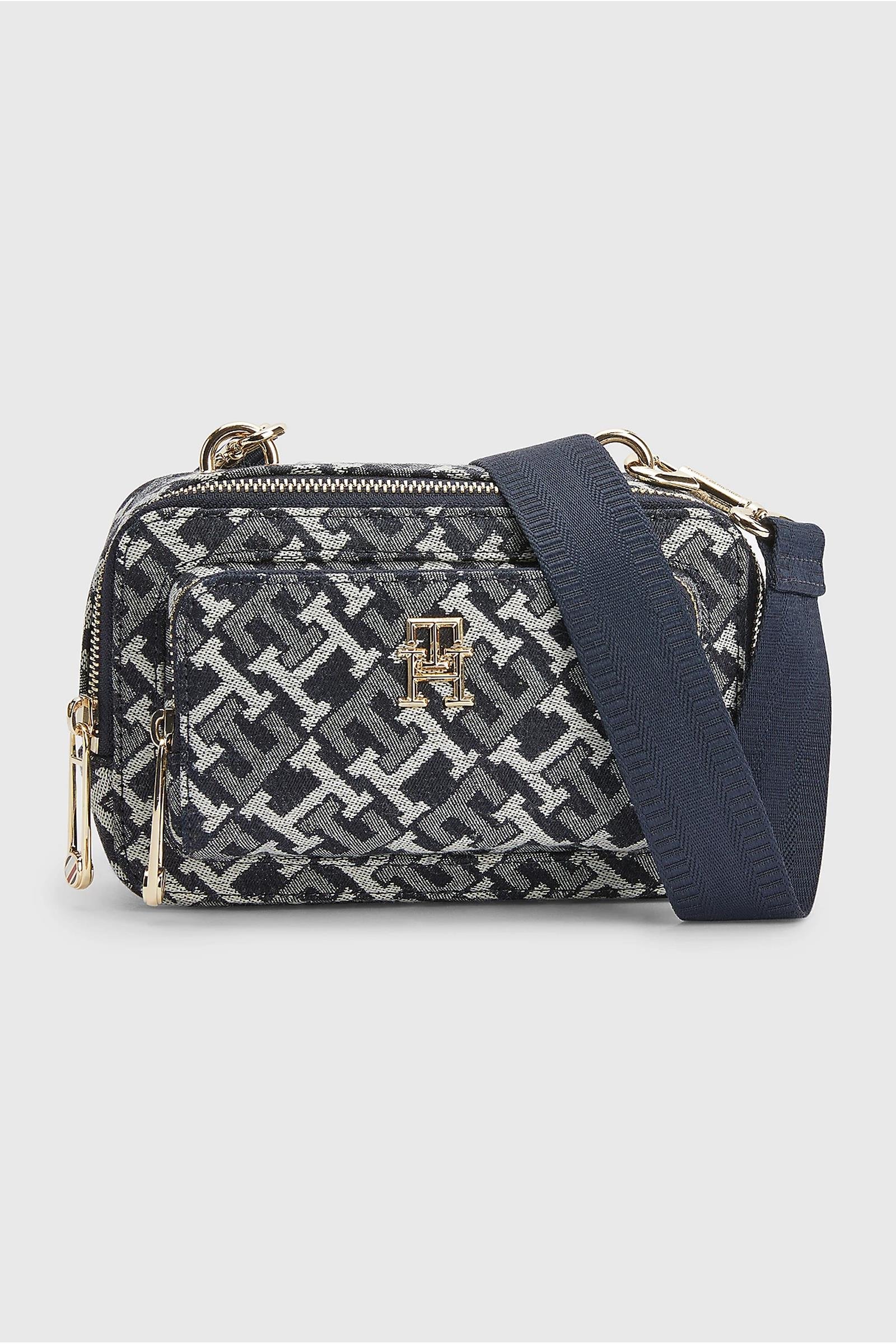 Tommy Hilfiger Iconic Camera Bag Denim Kadın Mini Omuz Çantası