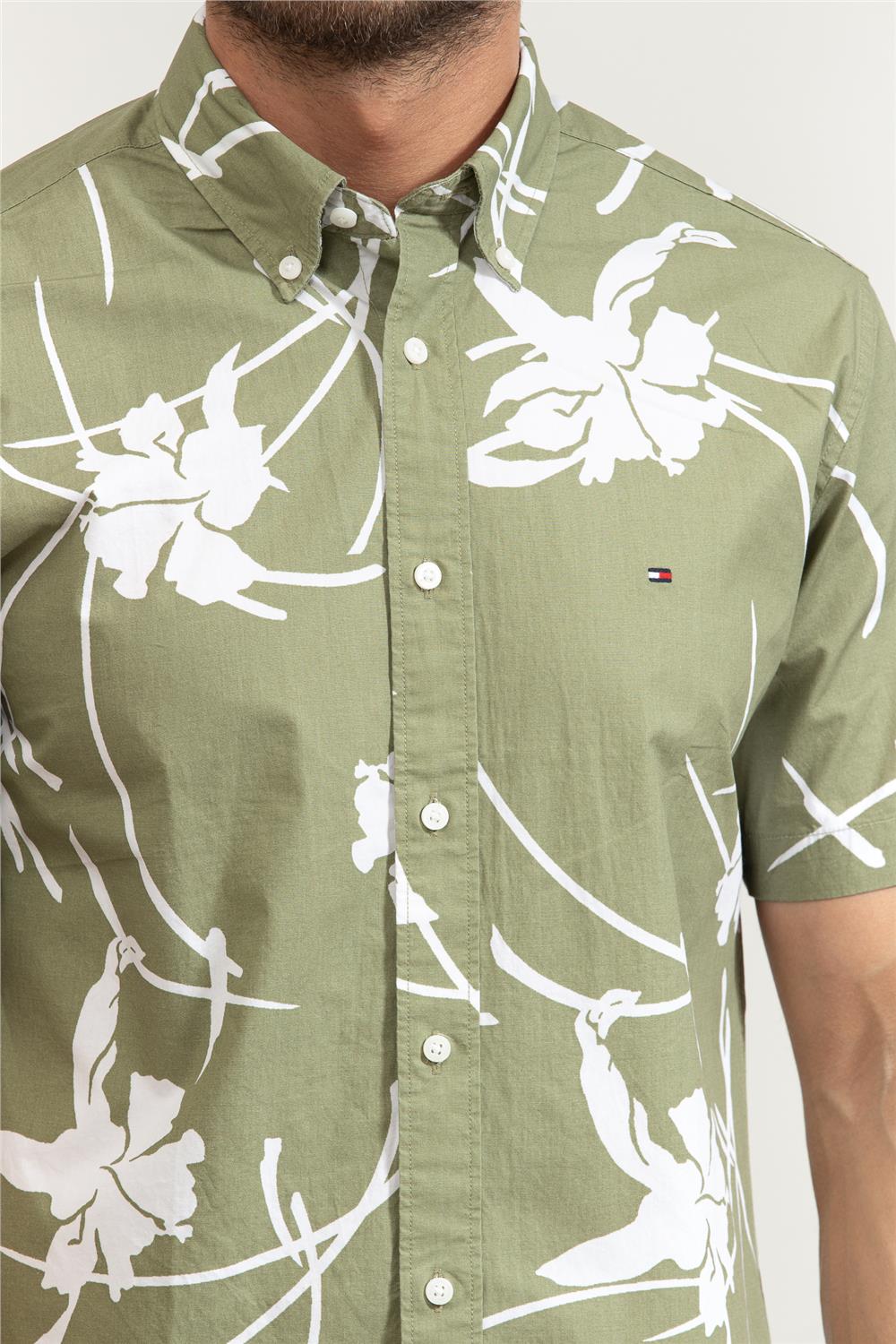 Tommy Hilfiger Large Tropical Prt Erkek Gömlek