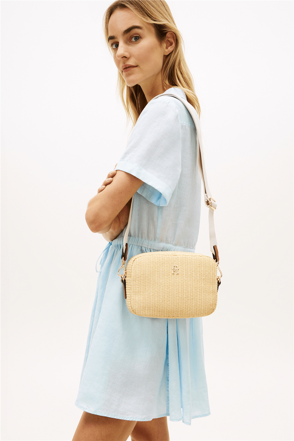 Tommy Hilfiger Popette Camera Bag R Kadın Mini Omuz Çantası