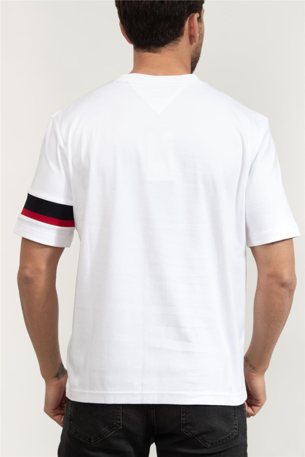 Tommy Hilfiger Rwb Insert Tee Erkek Bisiklet Yaka T-Shirt