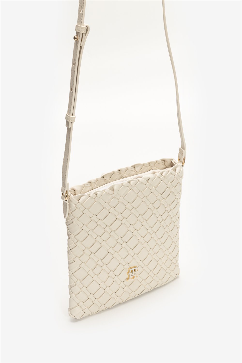 Tommy Hilfiger TH Braided Crossover Kadın Mini Omuz Çantası