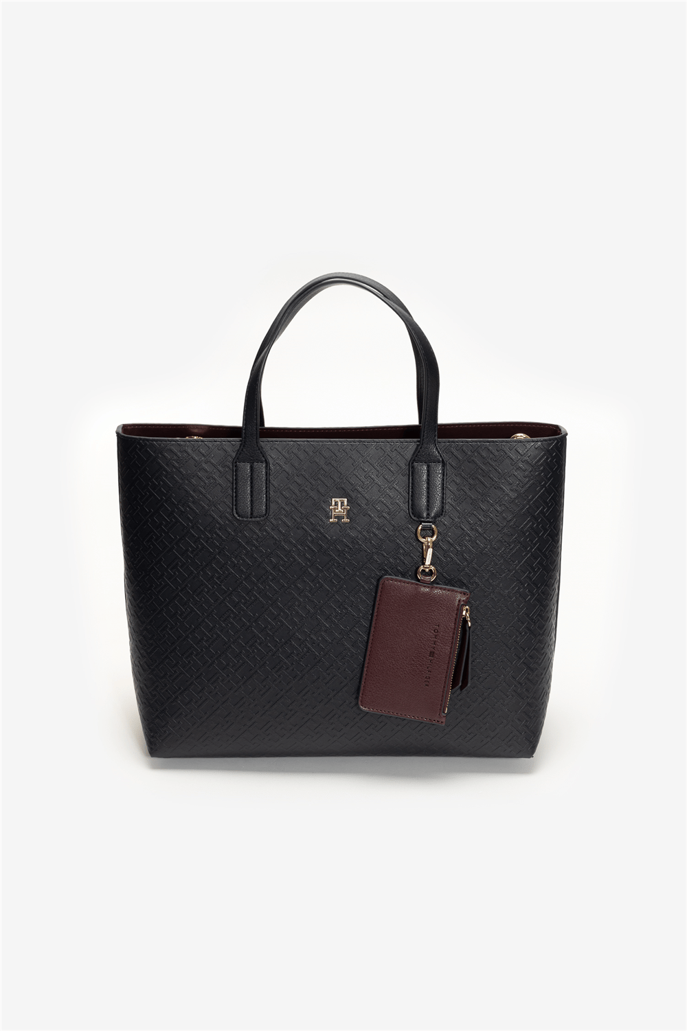 Tommy Hilfiger TH Icon Satchel Mono Kadın Mini Omuz Çantası