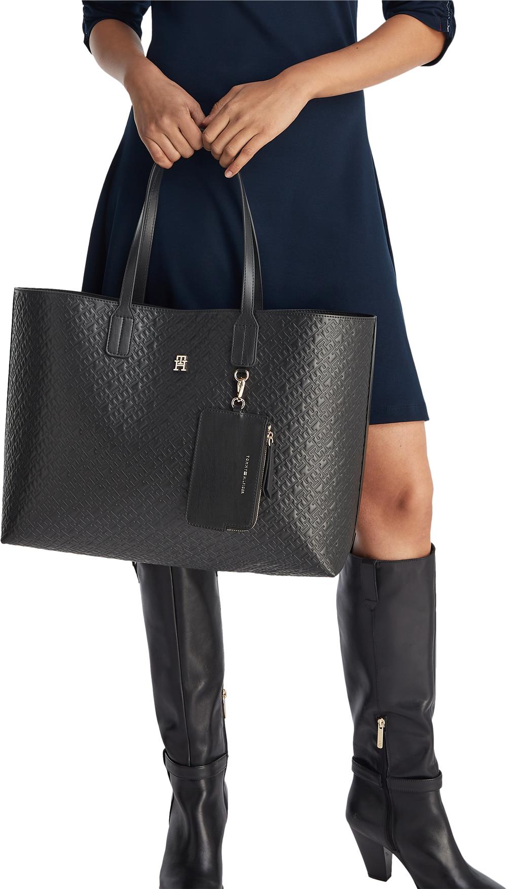 Tommy Hilfiger Th Icon Tote Kadın Omuz Çantası