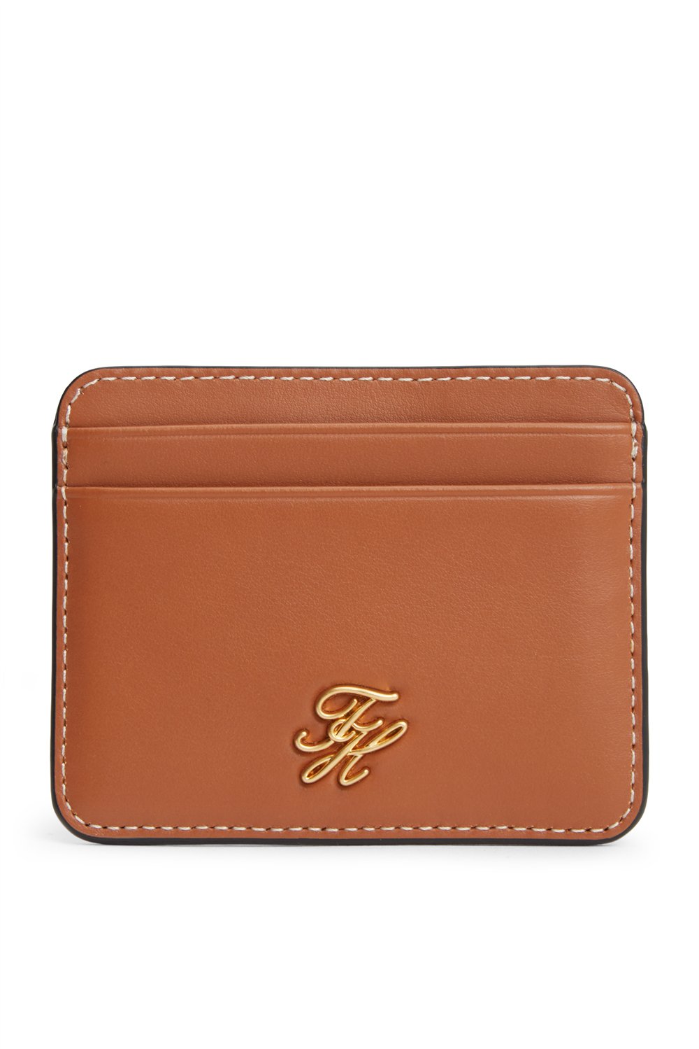 Tommy Hilfiger Th Script Leather Cc Kadın Kartlık