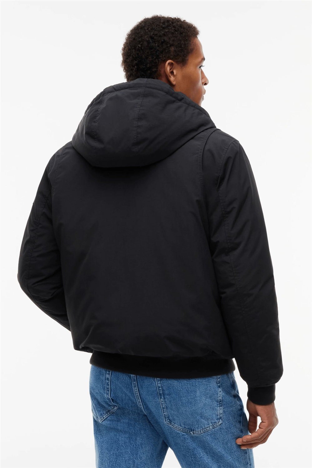 Tommy Hilfiger Tjm City Ready Bomber Erkek Bomber Mont Siyah