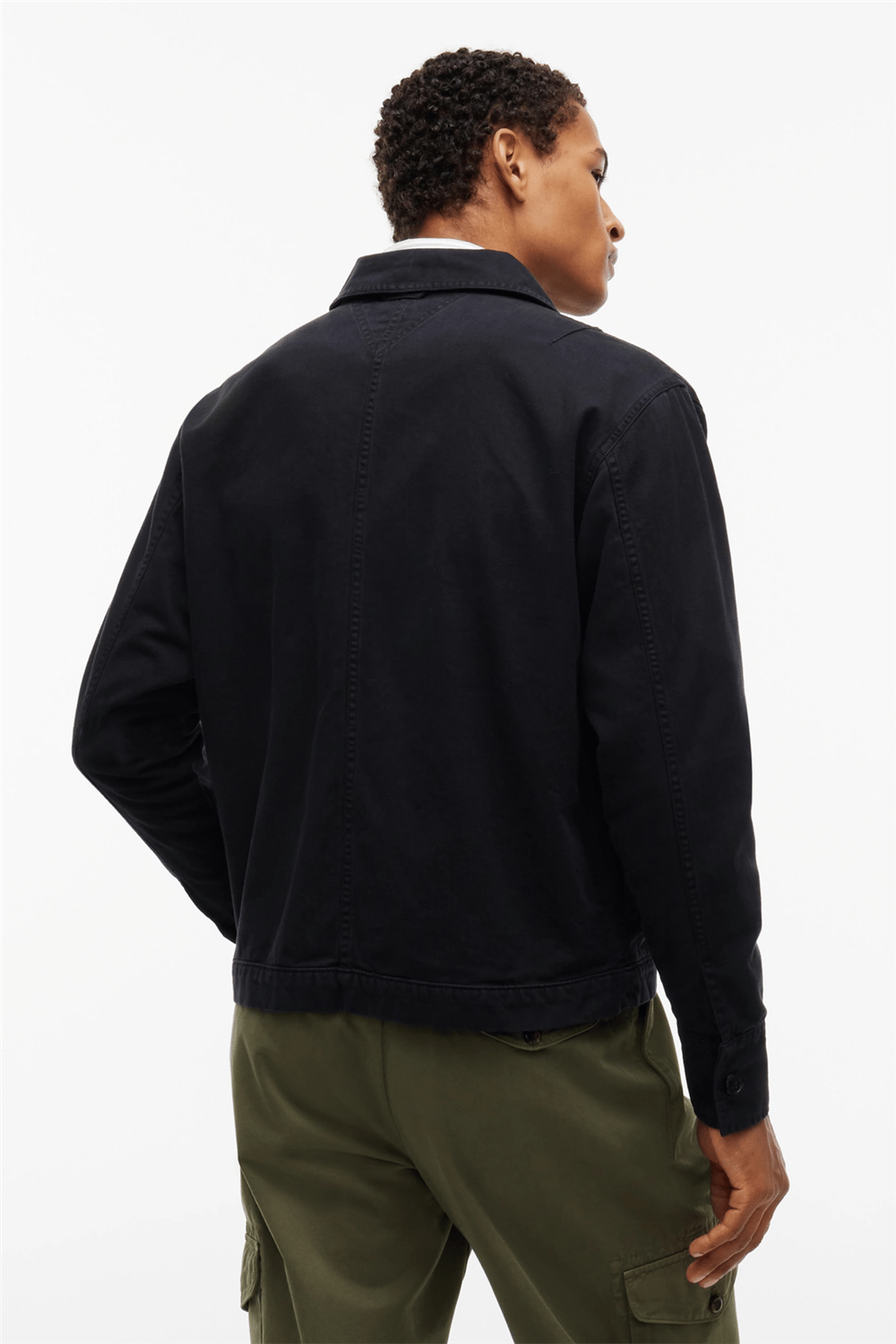 Tommy Hilfiger Tjm Essential Overshirt Erkek Gömlek Siyah