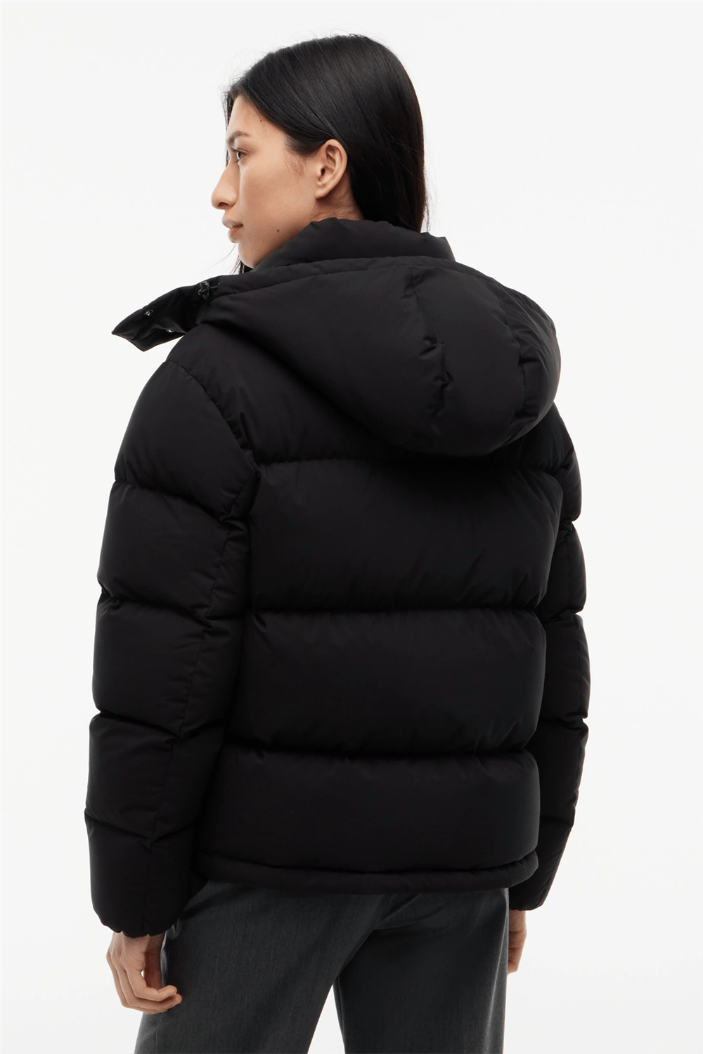 Tommy Hilfiger Tjw Alaska Puffer Ext Kadın Şişme Mont Siyah