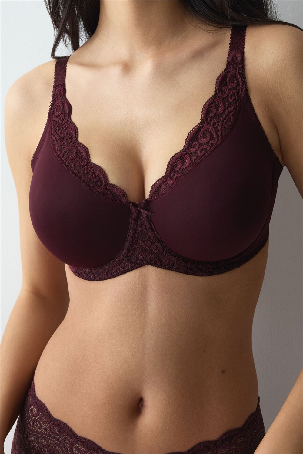 Triumph Amourette W01 Kadın Sütyen Bordo