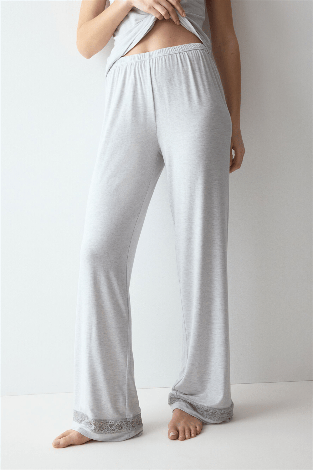 Triumph Comfort Allure Trousers Kadın Pijama Altı Gri