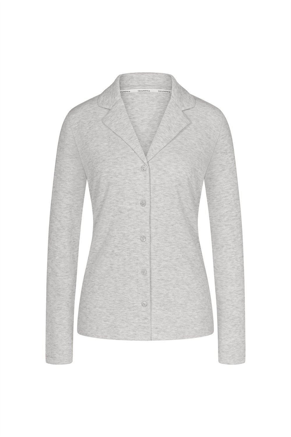 Triumph Mix & Match LSL Top BF Soft Kadın Pijama Üstü Gri