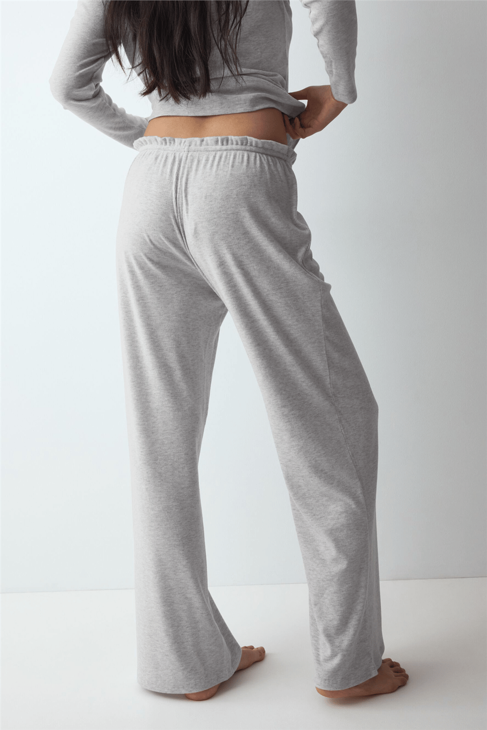 Triumph Mix & Match Trousers Soft Kadın Pijama Altı Gri